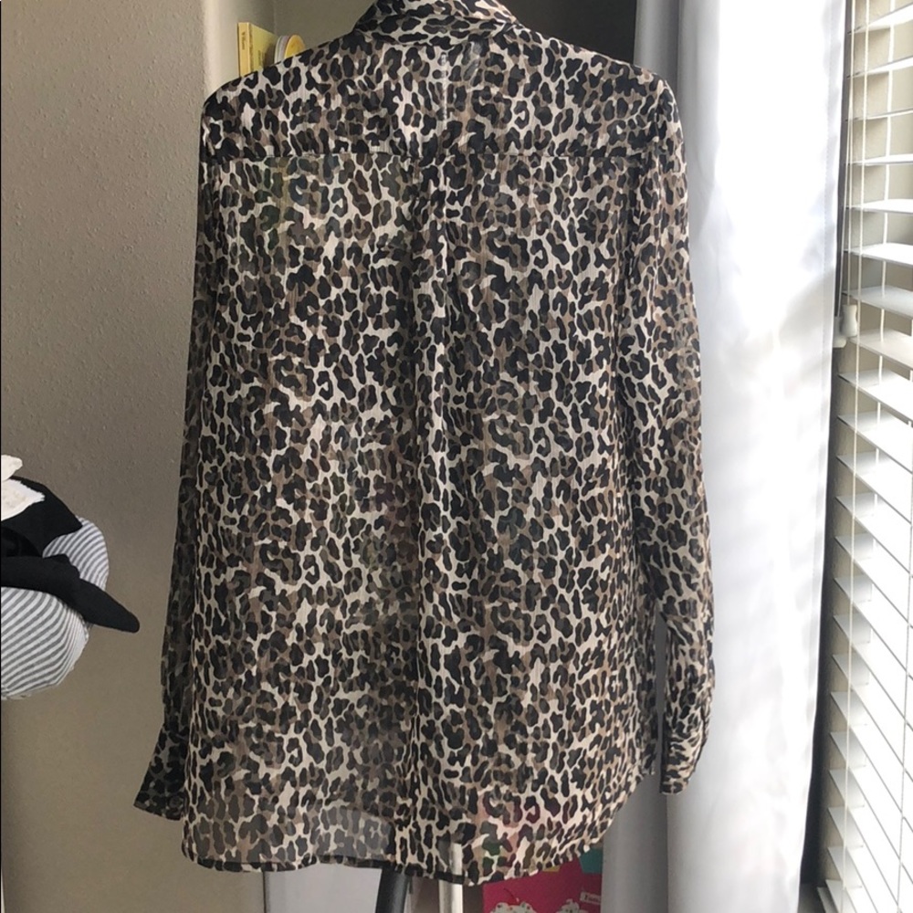 New French Connection Leopard Print Button Down B… - image 5